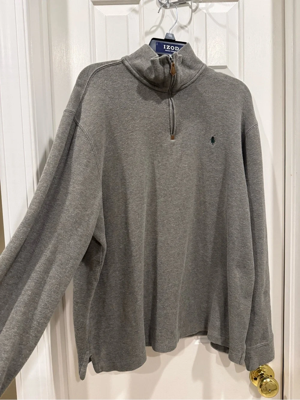 Ralph Lauren Men’s Gray Half-Zip Sweater